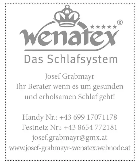 Anzeige Wenatex